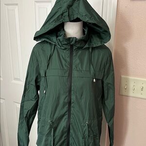 Women's Green Hooded Jacket